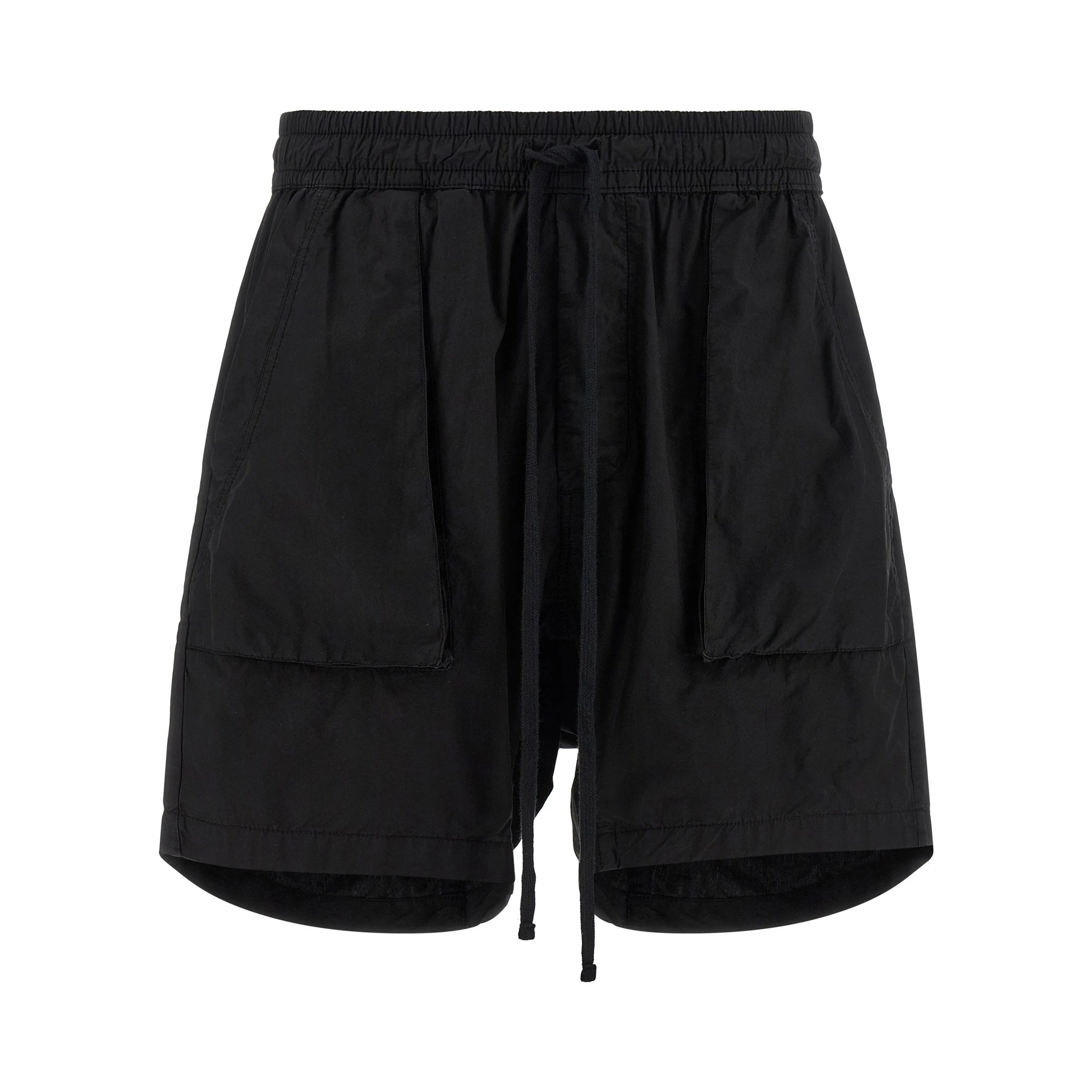 Black Organic Cotton Bermuda Shorts