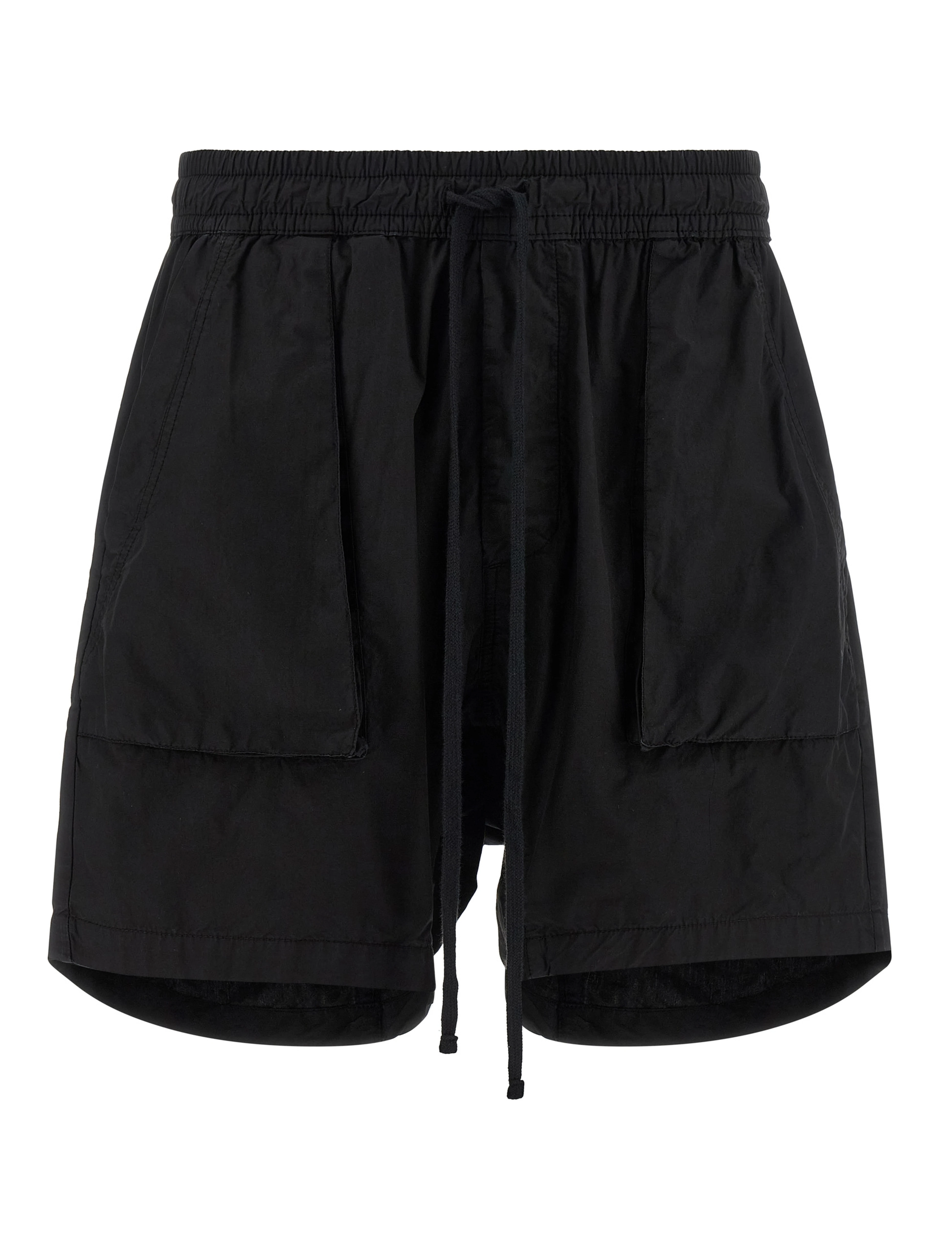 Black Organic Cotton Bermuda Shorts