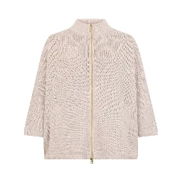 Beige Cotton Cardigan