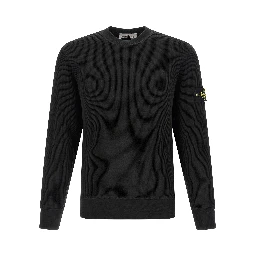 Black Cotton Sweatshirt