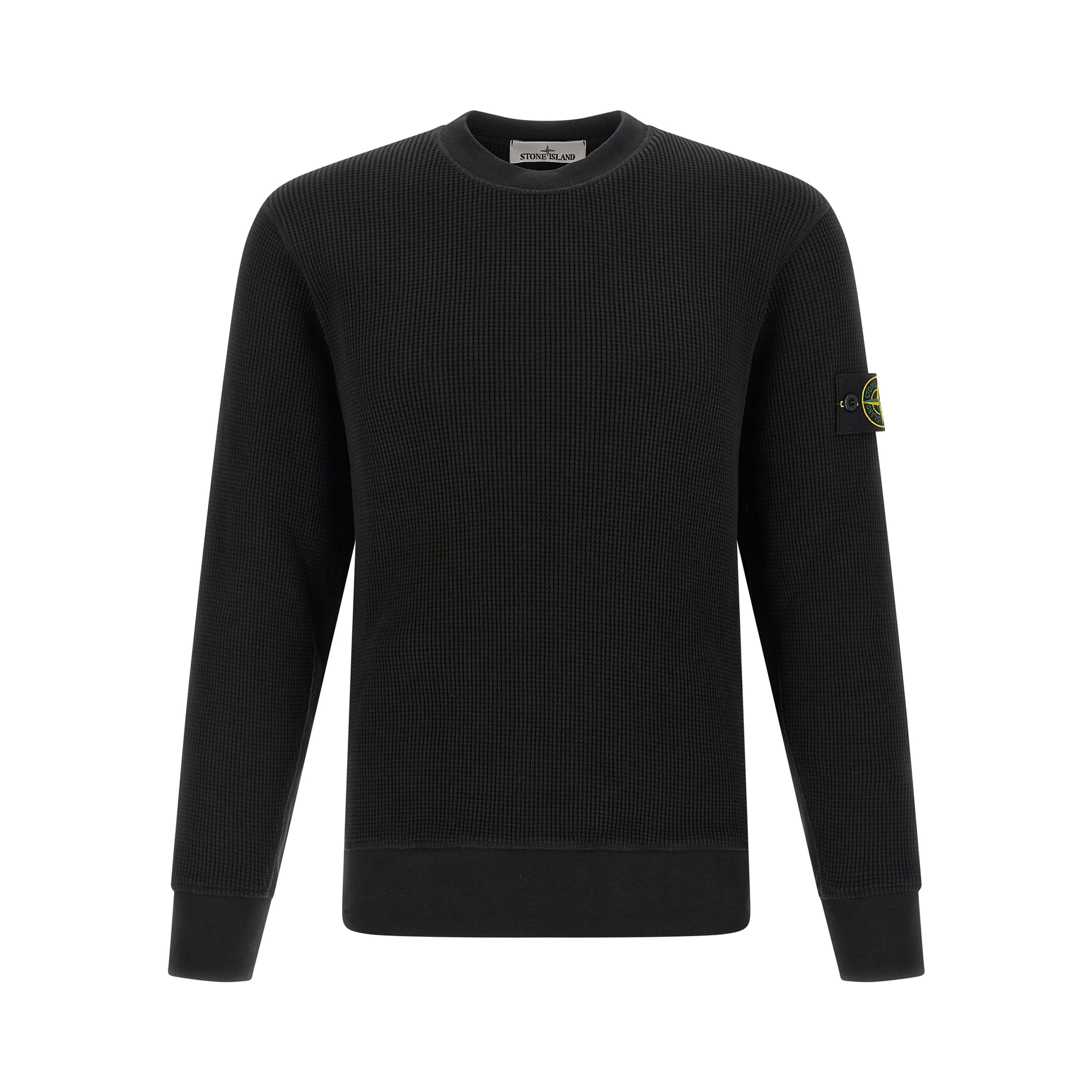 Black Cotton Sweatshirt