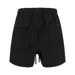 Black Organic Cotton Bermuda Shorts