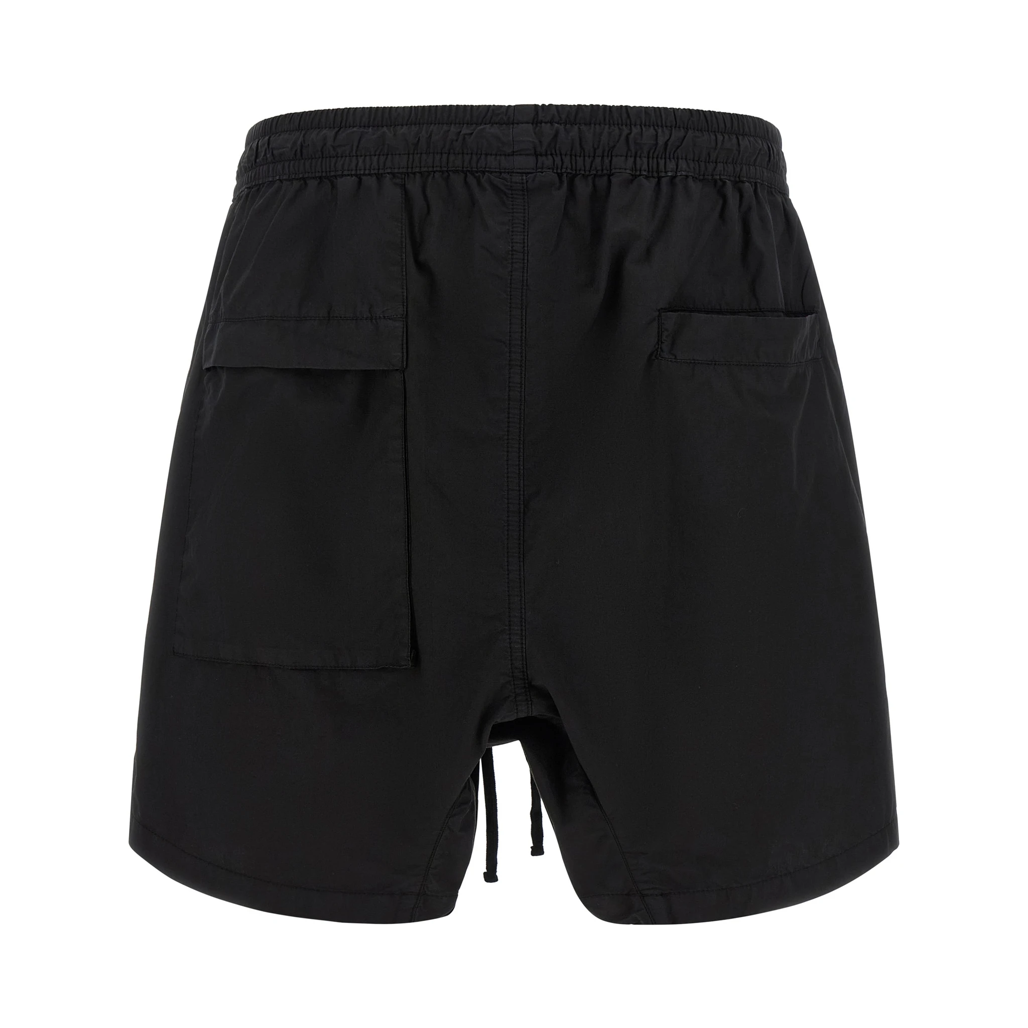 Black Organic Cotton Bermuda Shorts