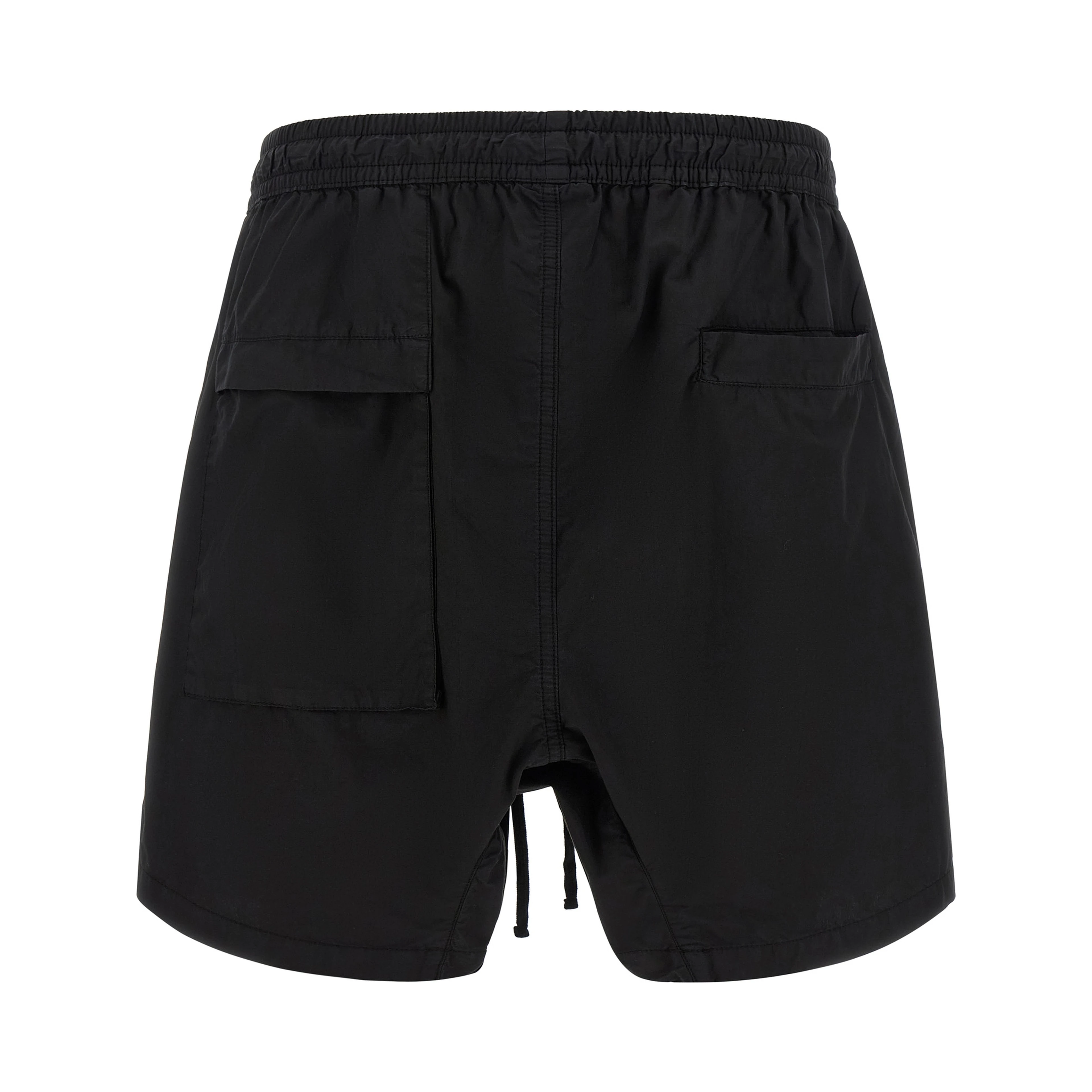 Black Organic Cotton Bermuda Shorts