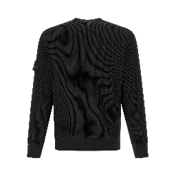 Black Cotton Sweatshirt