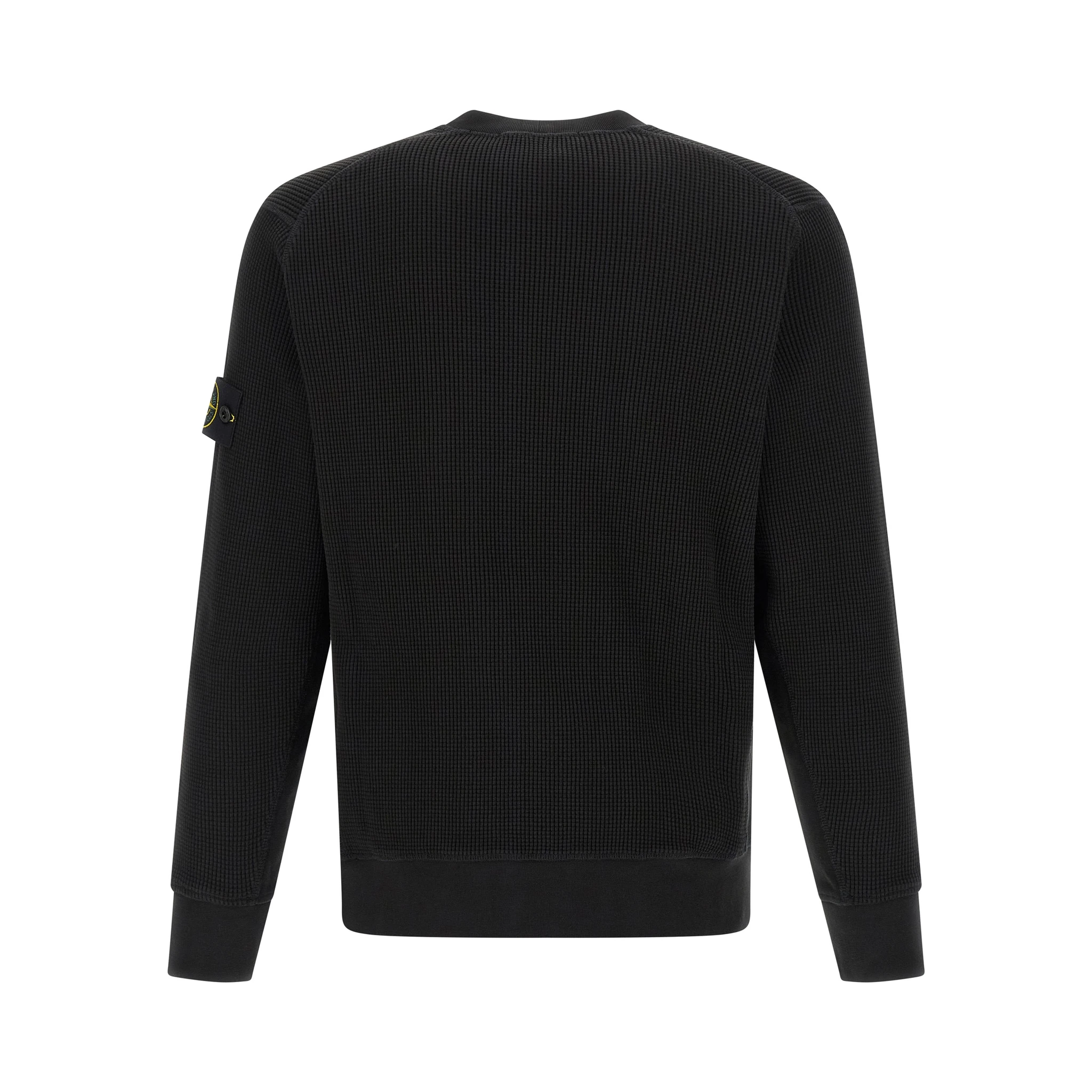 Black Cotton Sweatshirt