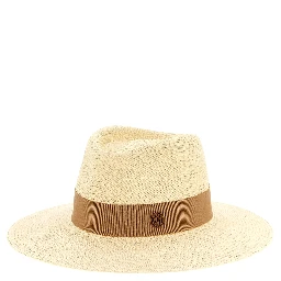 Beige Straw Fedora