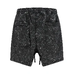 Black Organic Cotton Bermuda Shorts