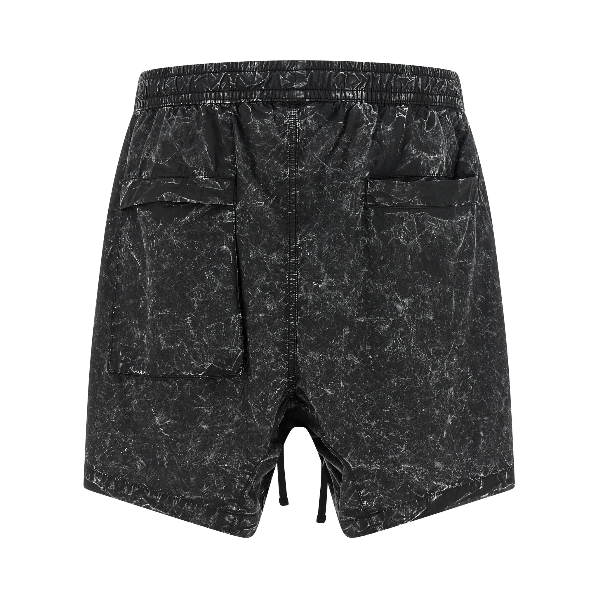 Black Organic Cotton Bermuda Shorts