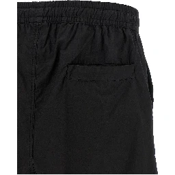 Black Organic Cotton Bermuda Shorts