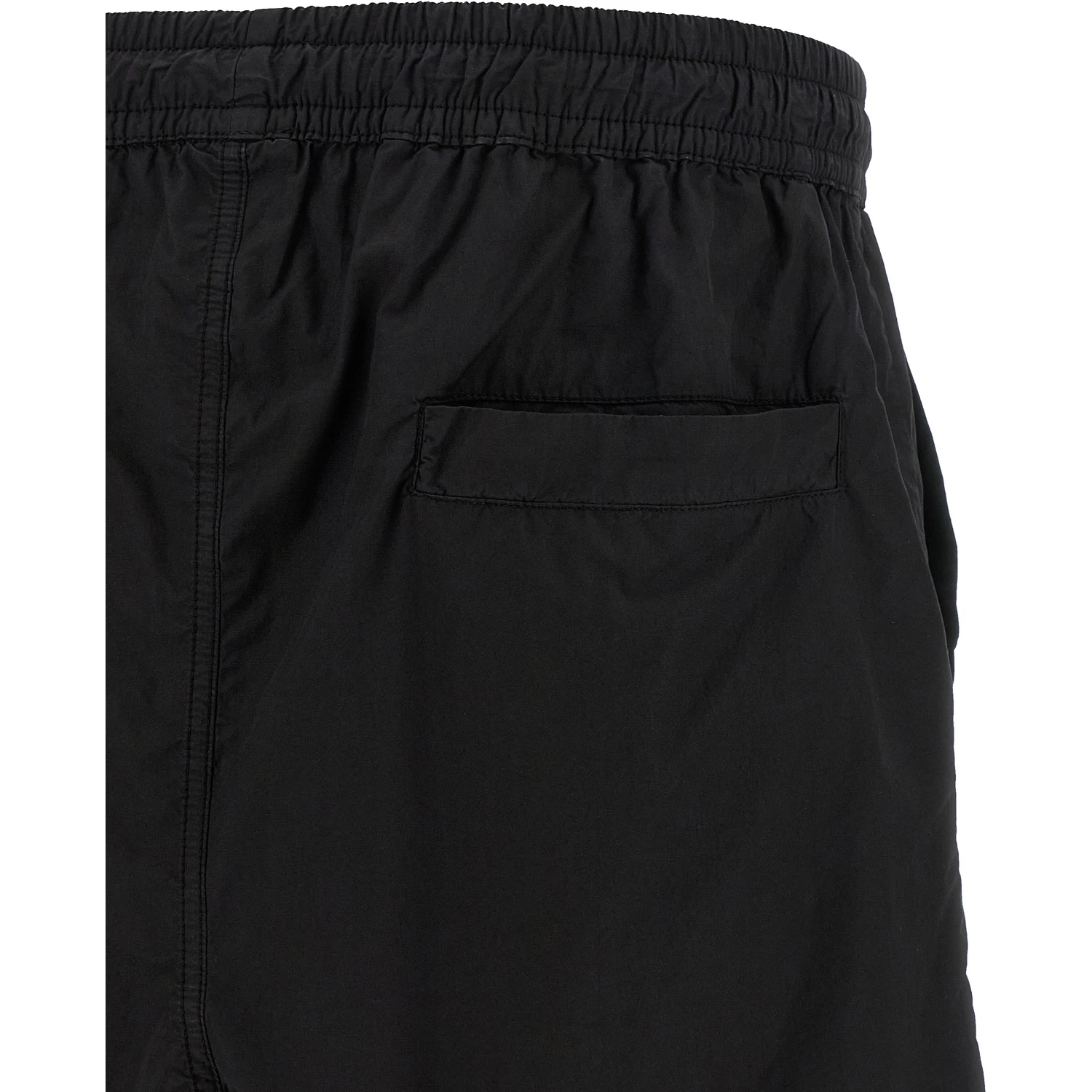 Black Organic Cotton Bermuda Shorts
