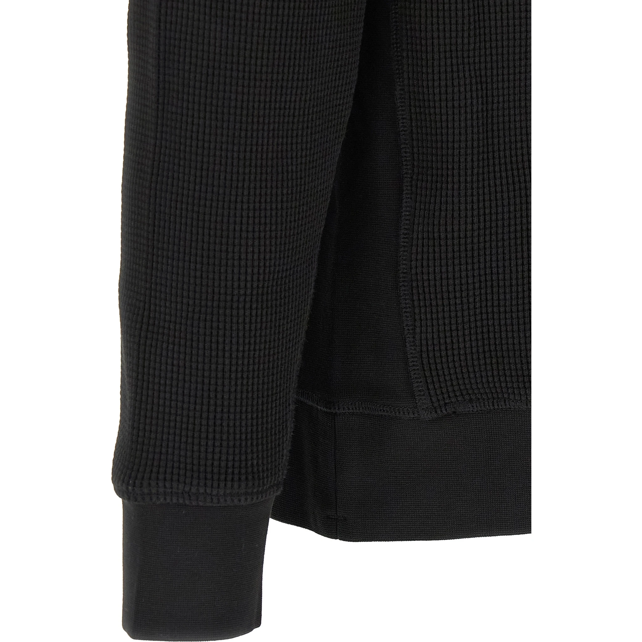Black Cotton Sweatshirt