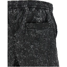 Black Organic Cotton Bermuda Shorts