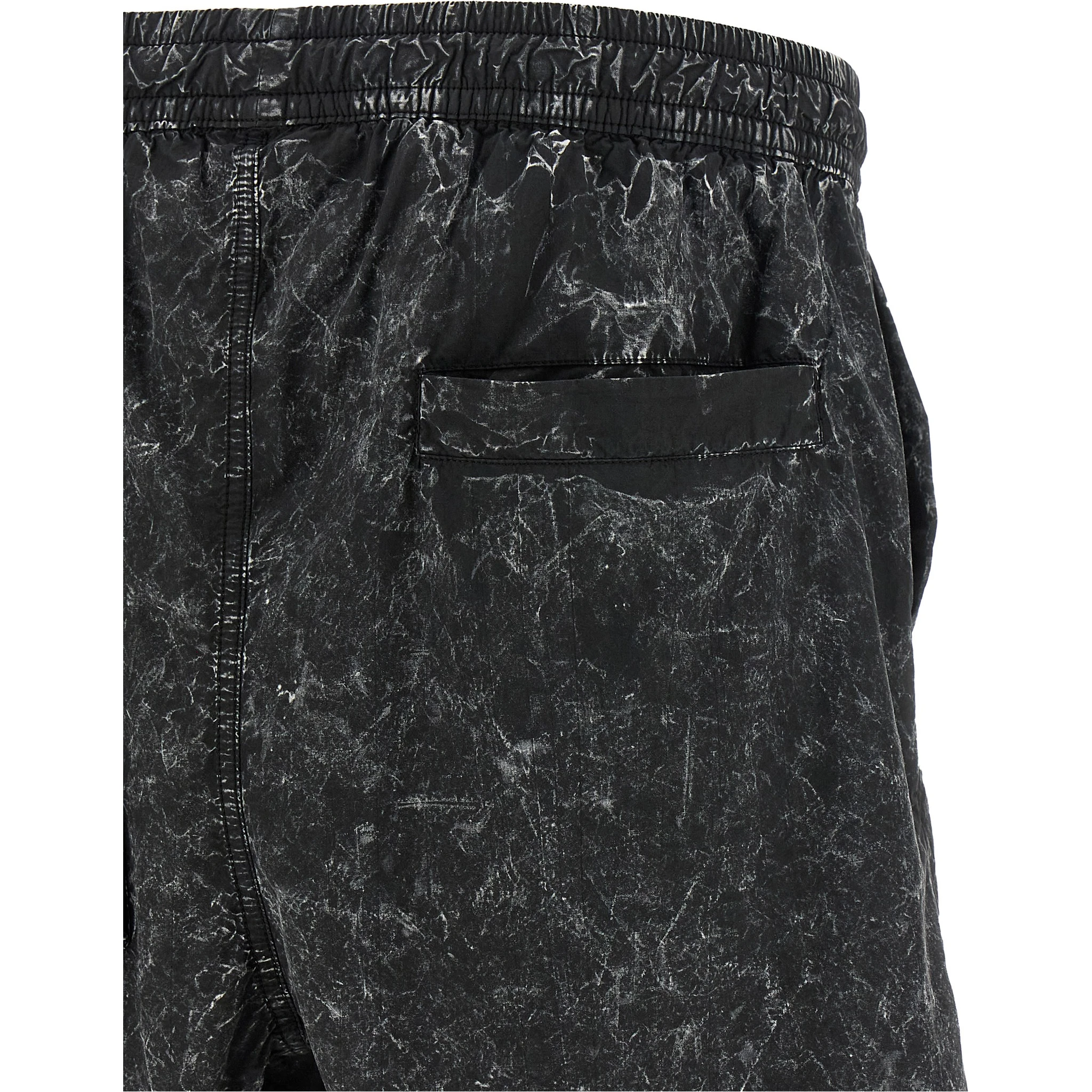 Black Organic Cotton Bermuda Shorts