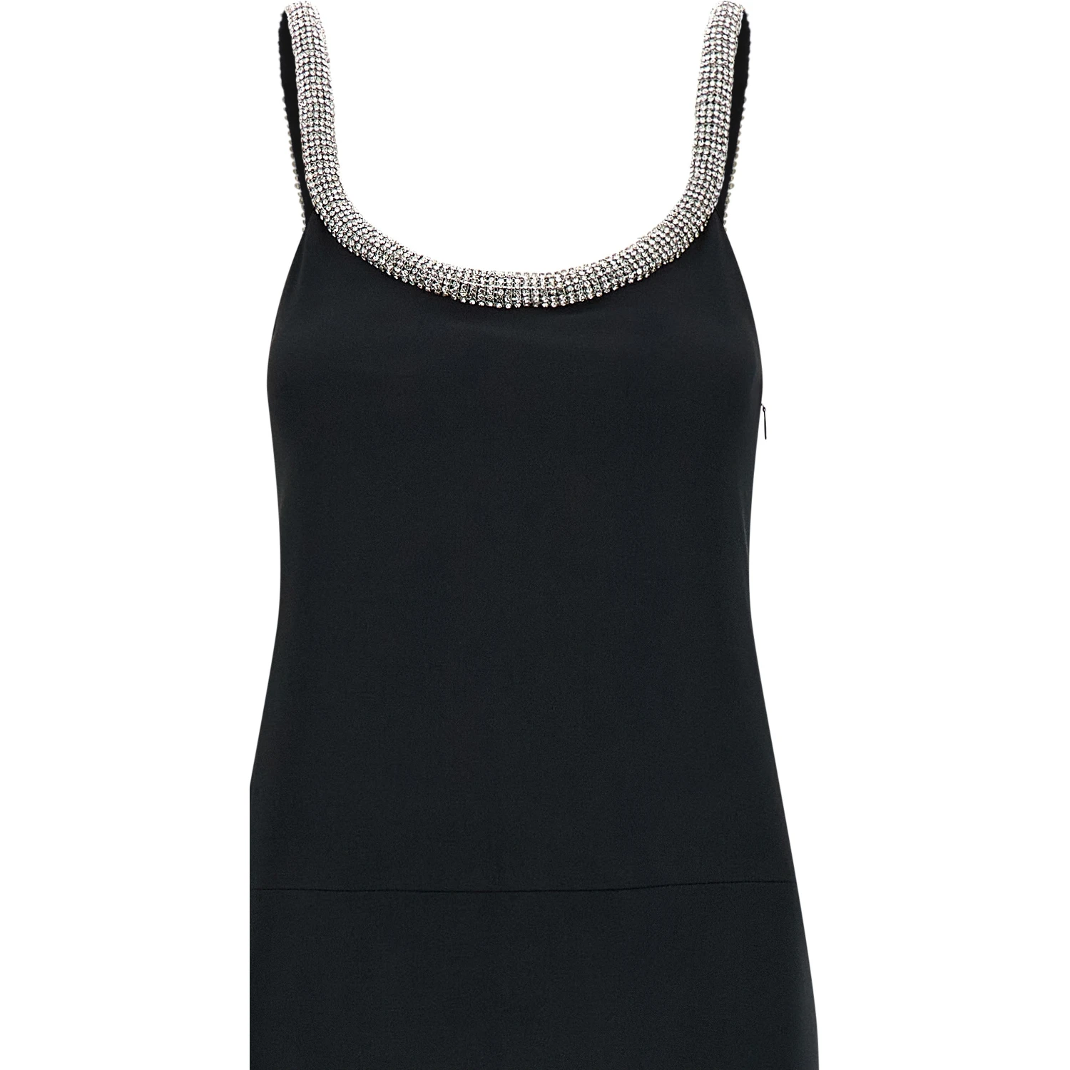 Black Acetate Long Dress