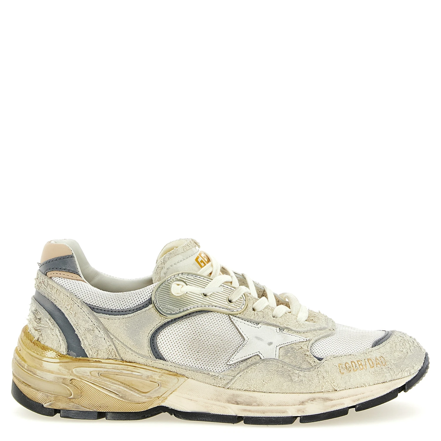 White Leather Athletic Sneakers