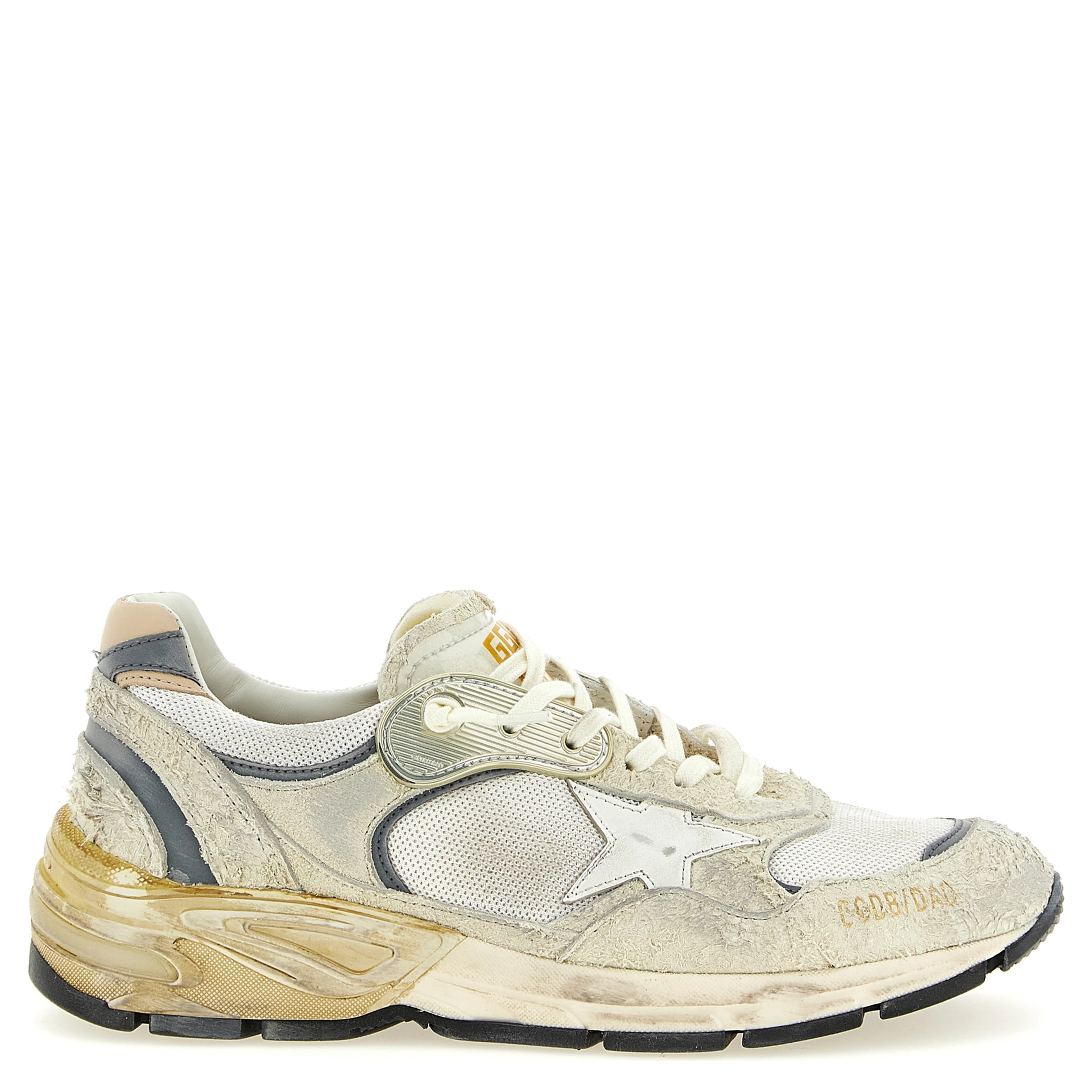 White Leather Athletic Sneakers