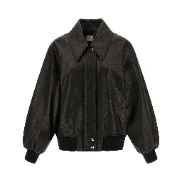 Black Lamb Leather Leather Jacket