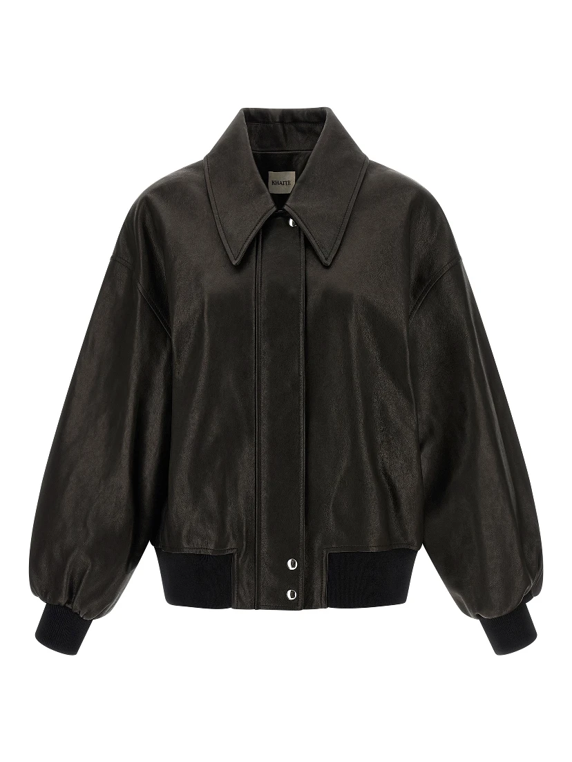 Black Lamb Leather Leather Jacket