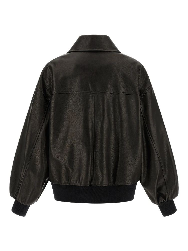 Black Lamb Leather Leather Jacket alternative
