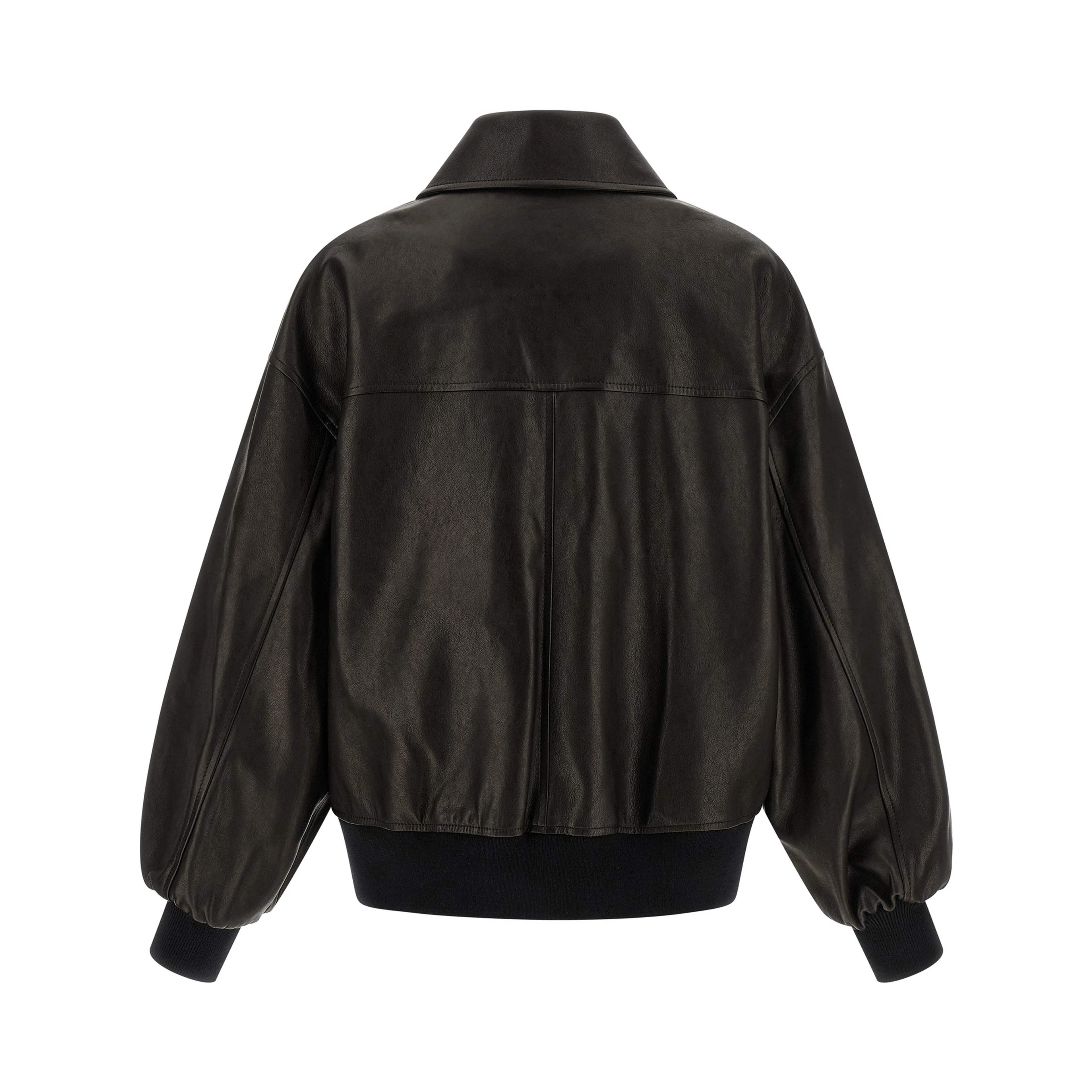 Black Lamb Leather Leather Jacket