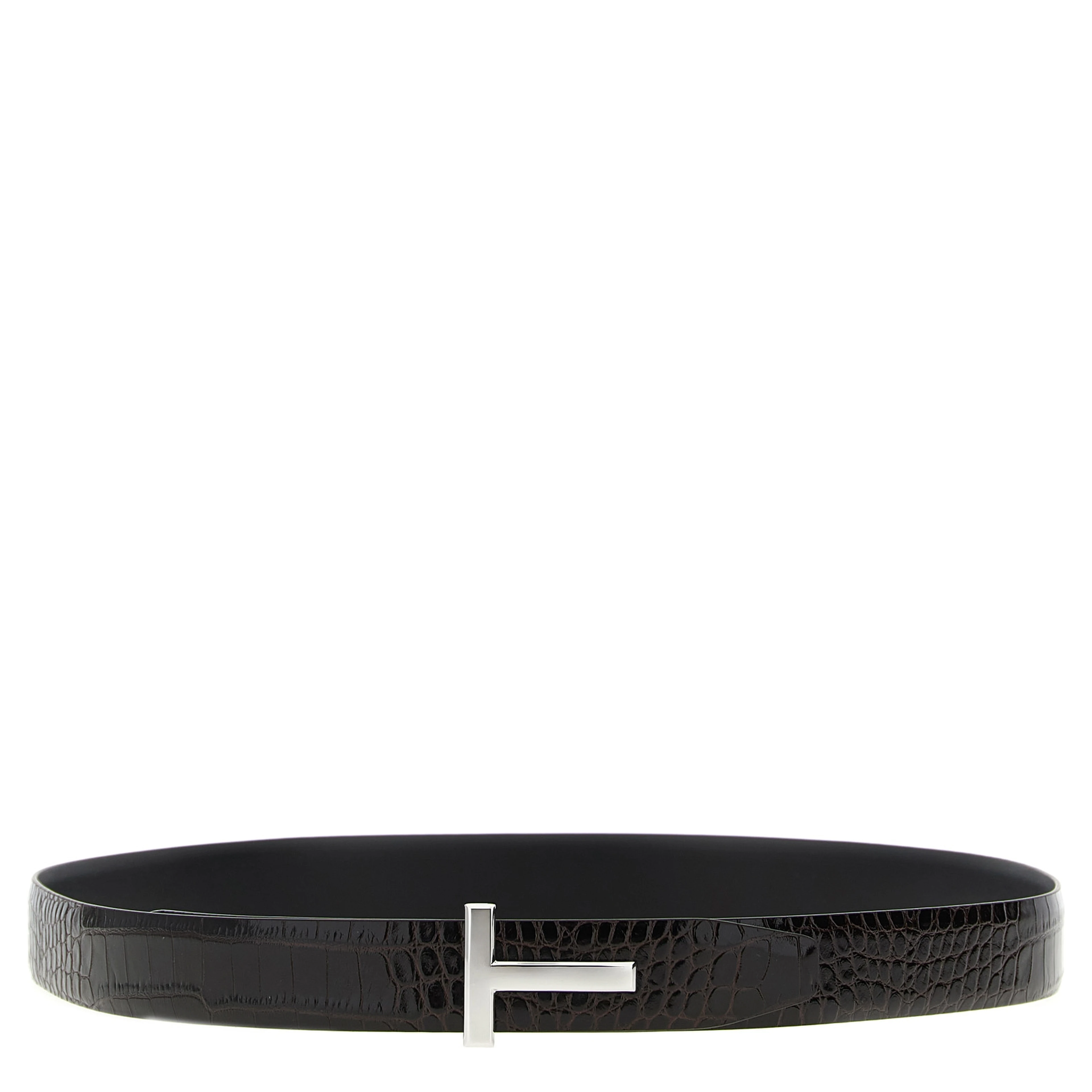 Brown Calfskin Regular Belt