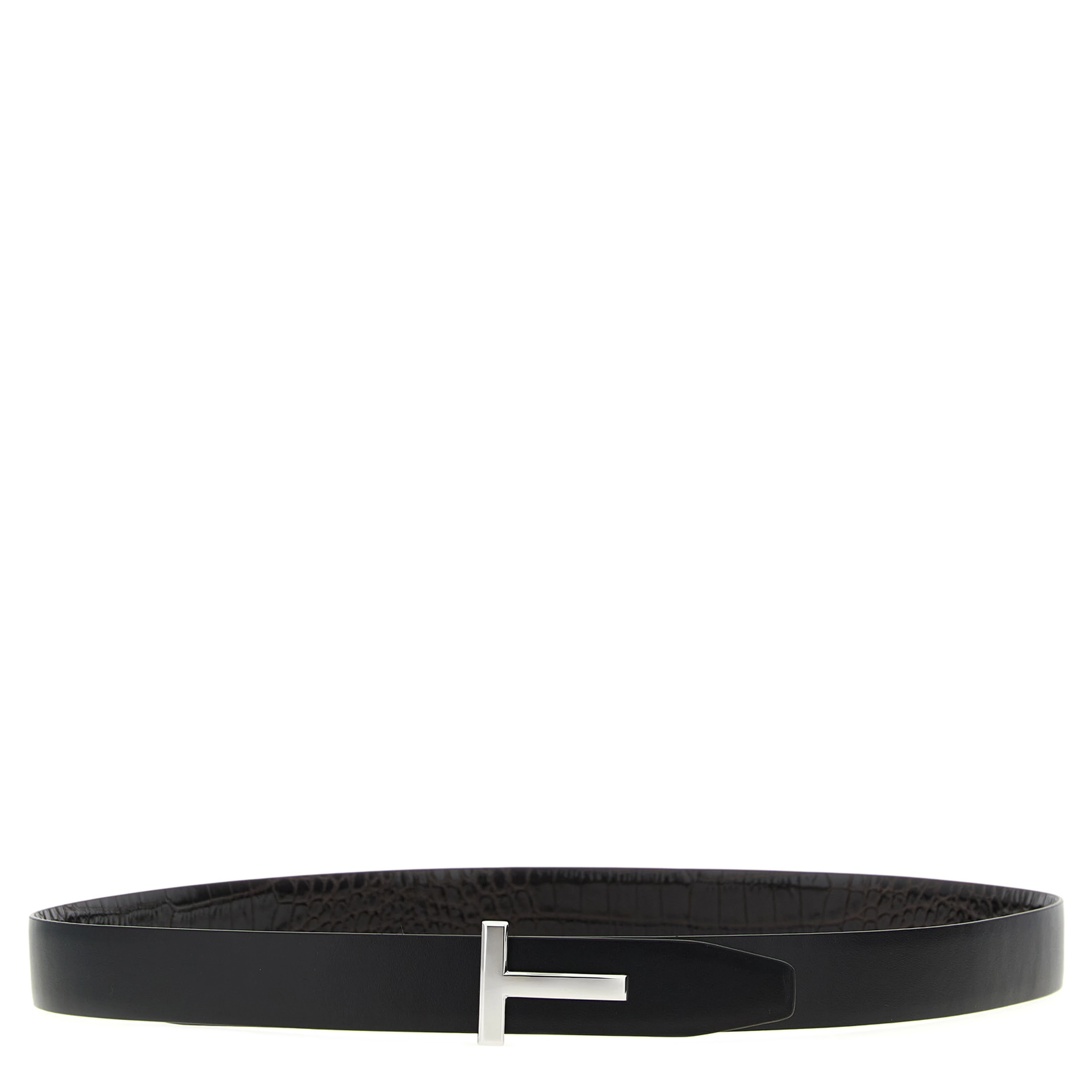 Brown Calfskin Regular Belt
