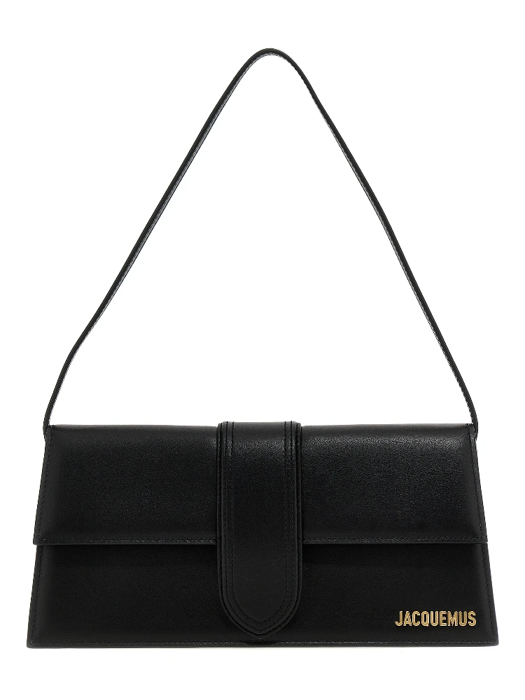 Black Cowhide Shoulder Bag