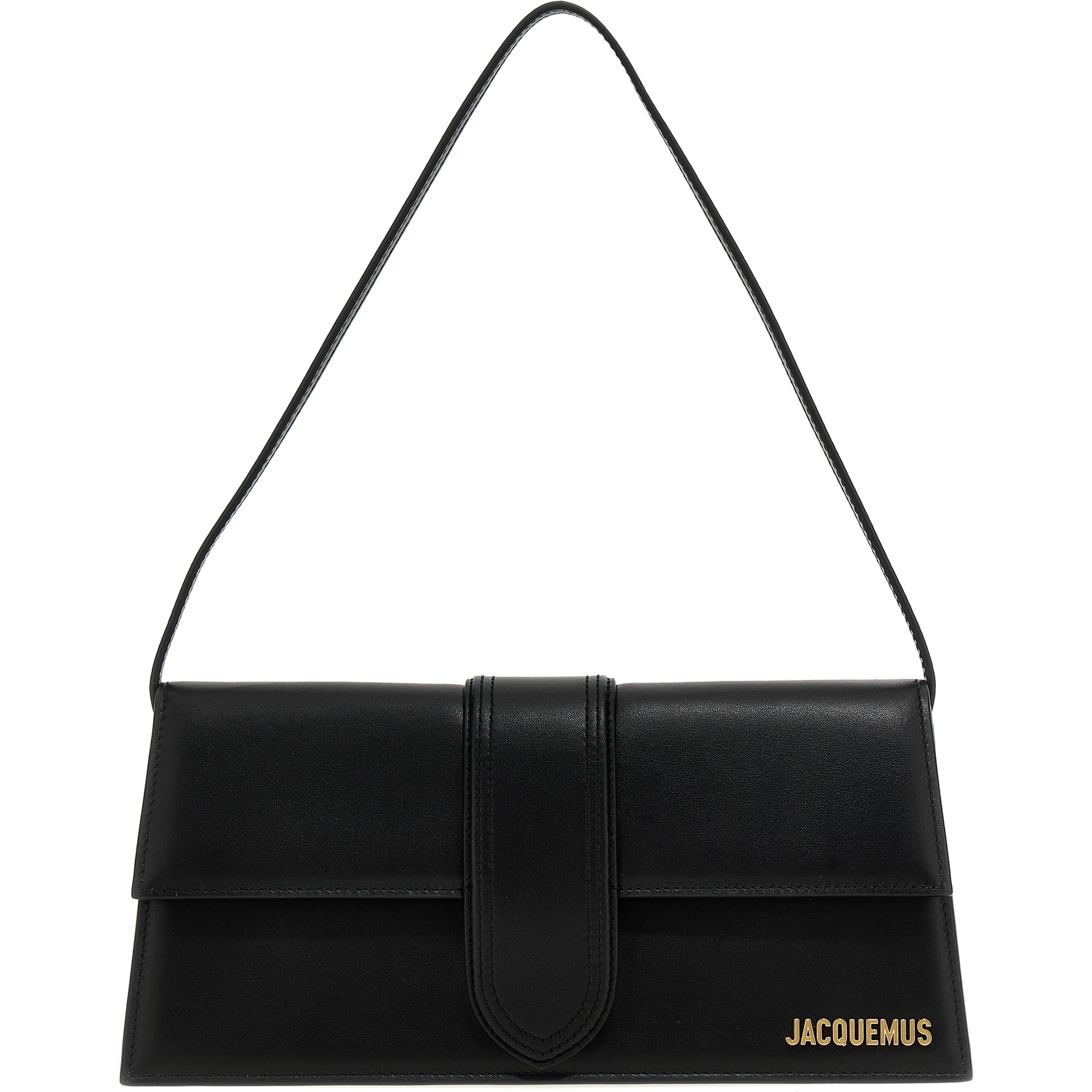 Black Cowhide Shoulder Bag