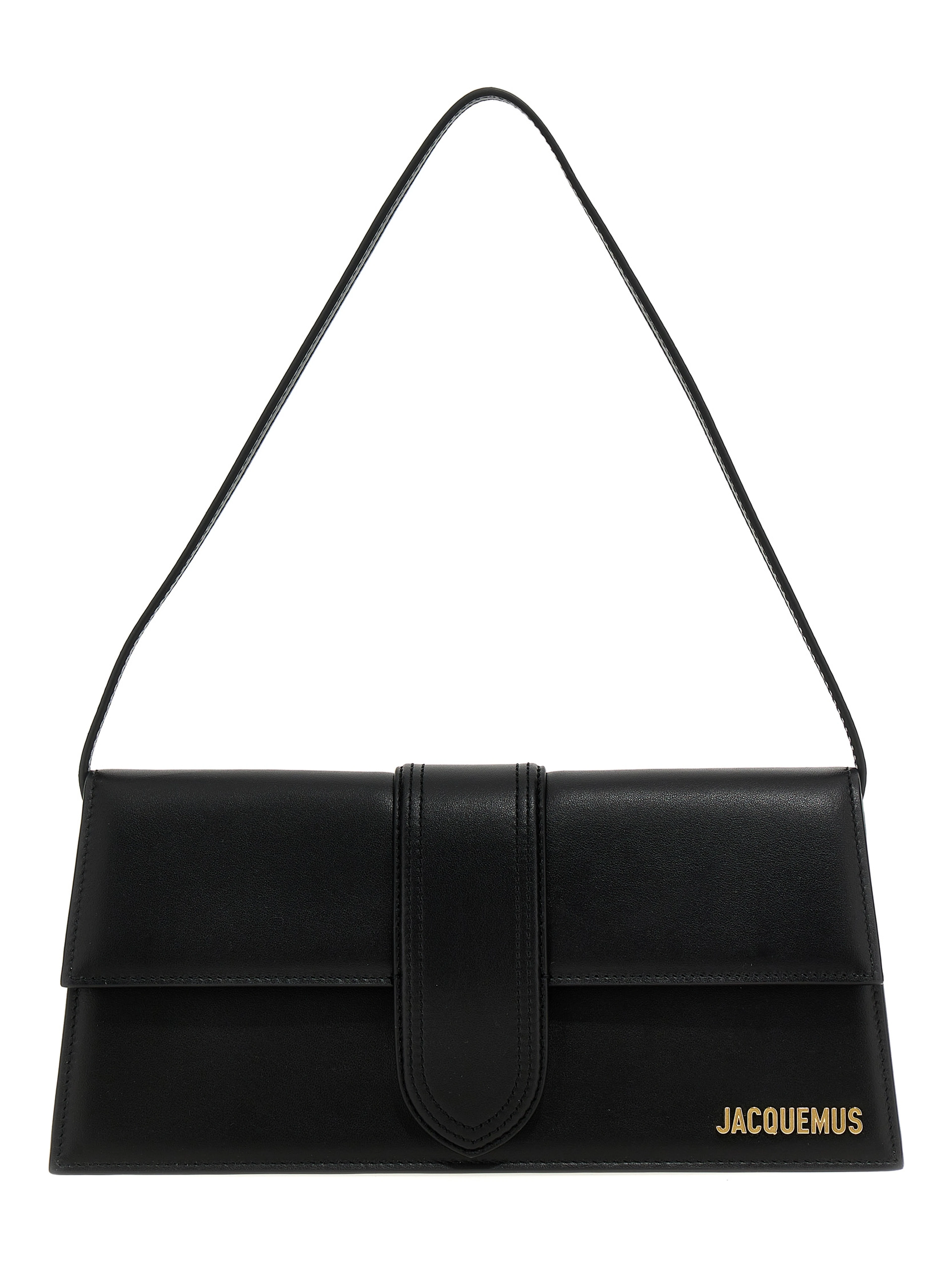 Black Cowhide Shoulder Bag