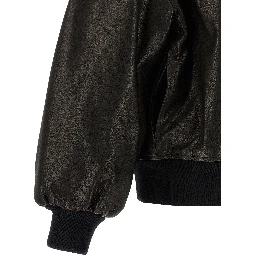 Black Lamb Leather Leather Jacket