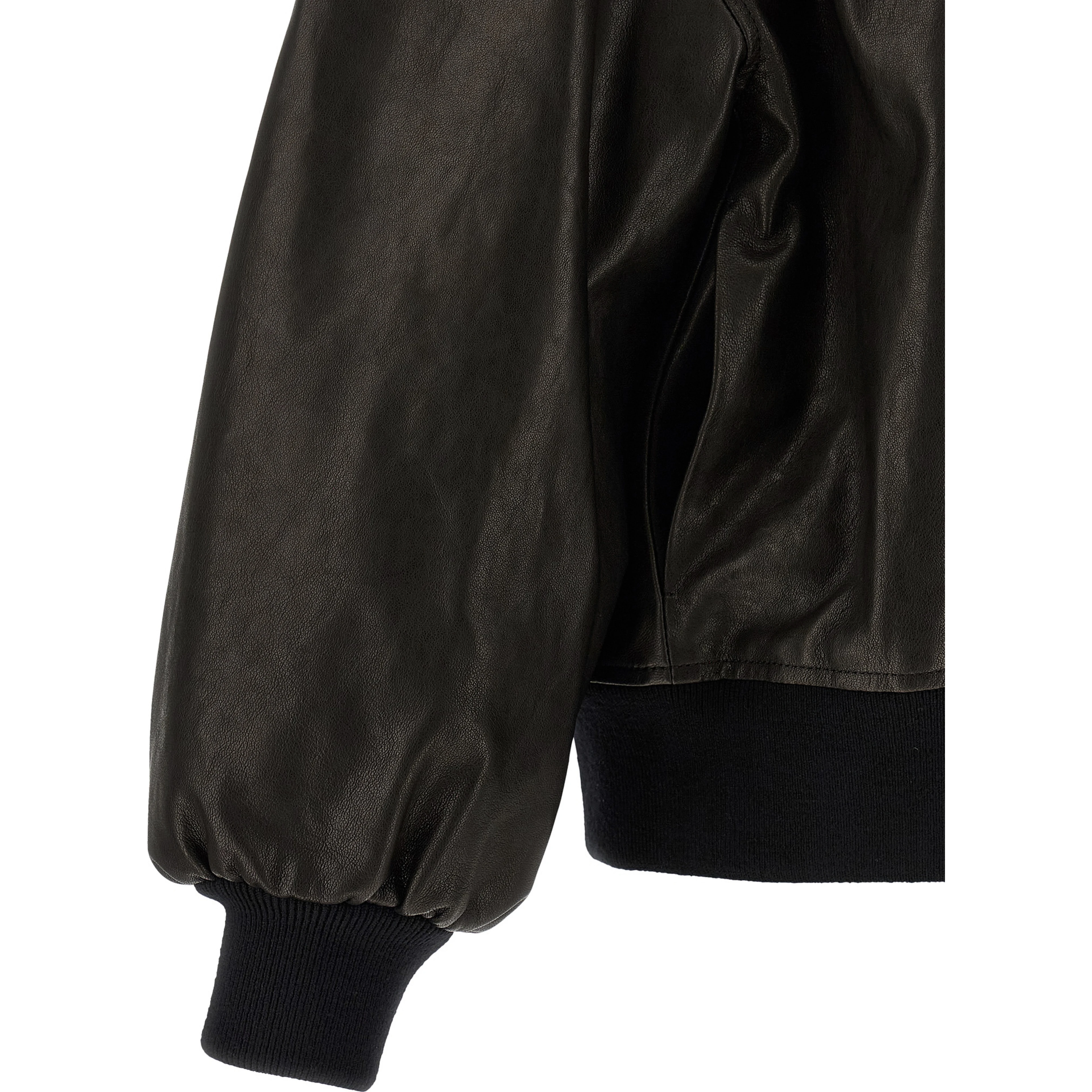 Black Lamb Leather Leather Jacket