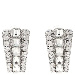 Silver Cotton Earrings