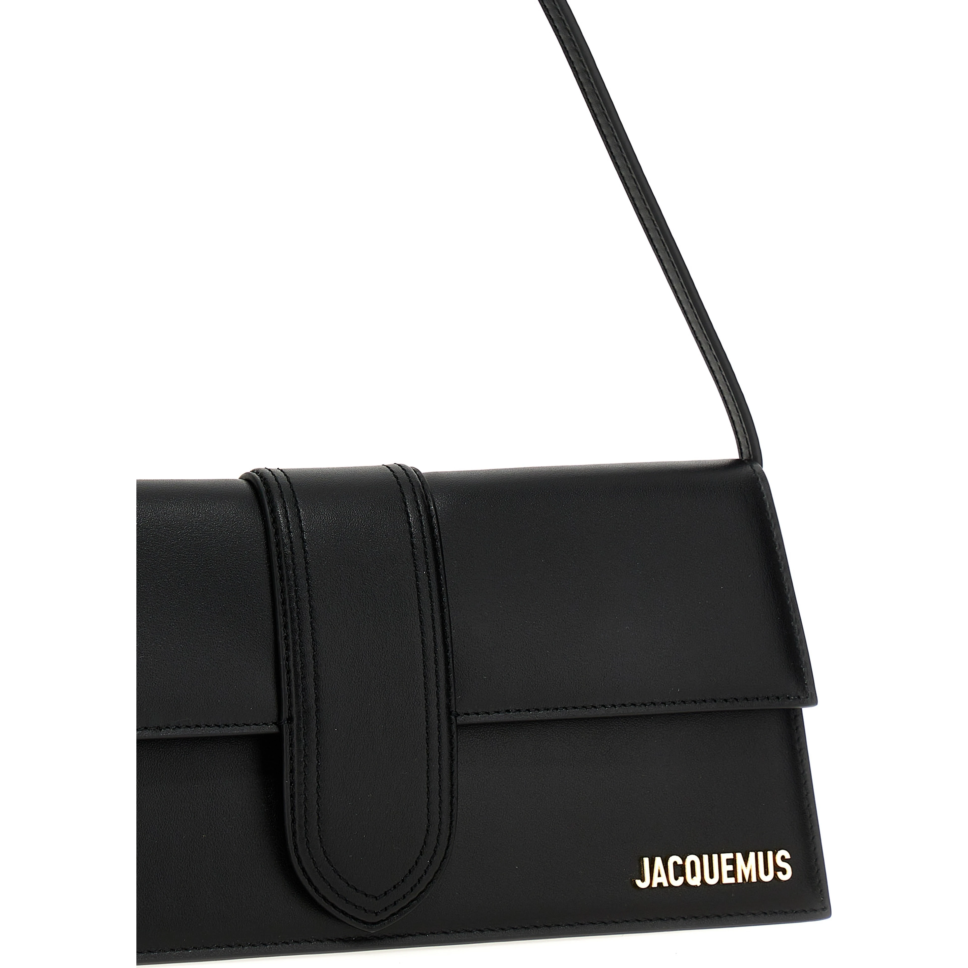 Black Cowhide Shoulder Bag