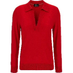 Multicolor Cashmere Polo Shirt