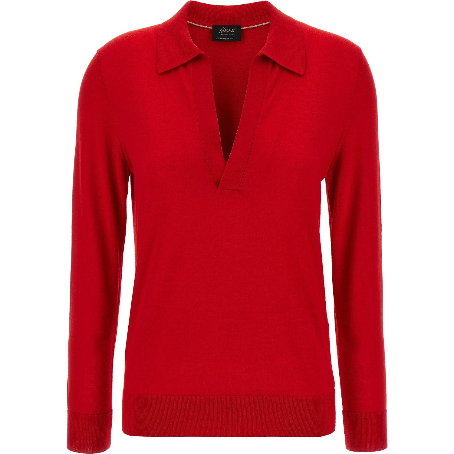 Multicolor Cashmere Polo Shirt