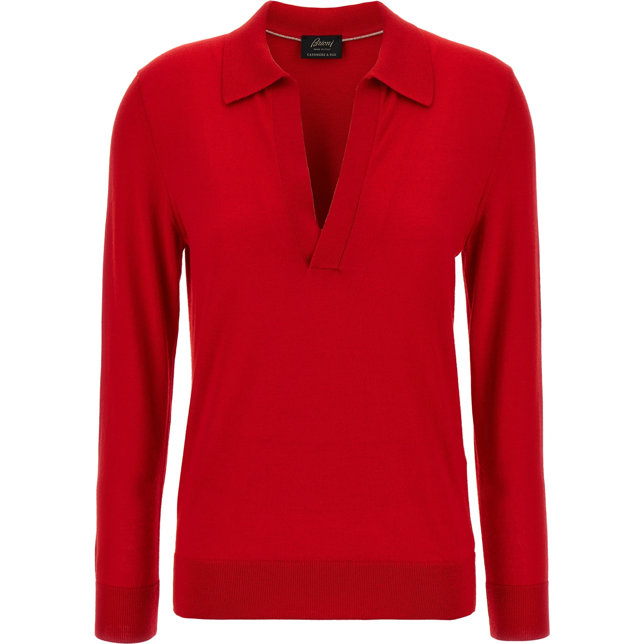 Multicolor Cashmere Polo Shirt