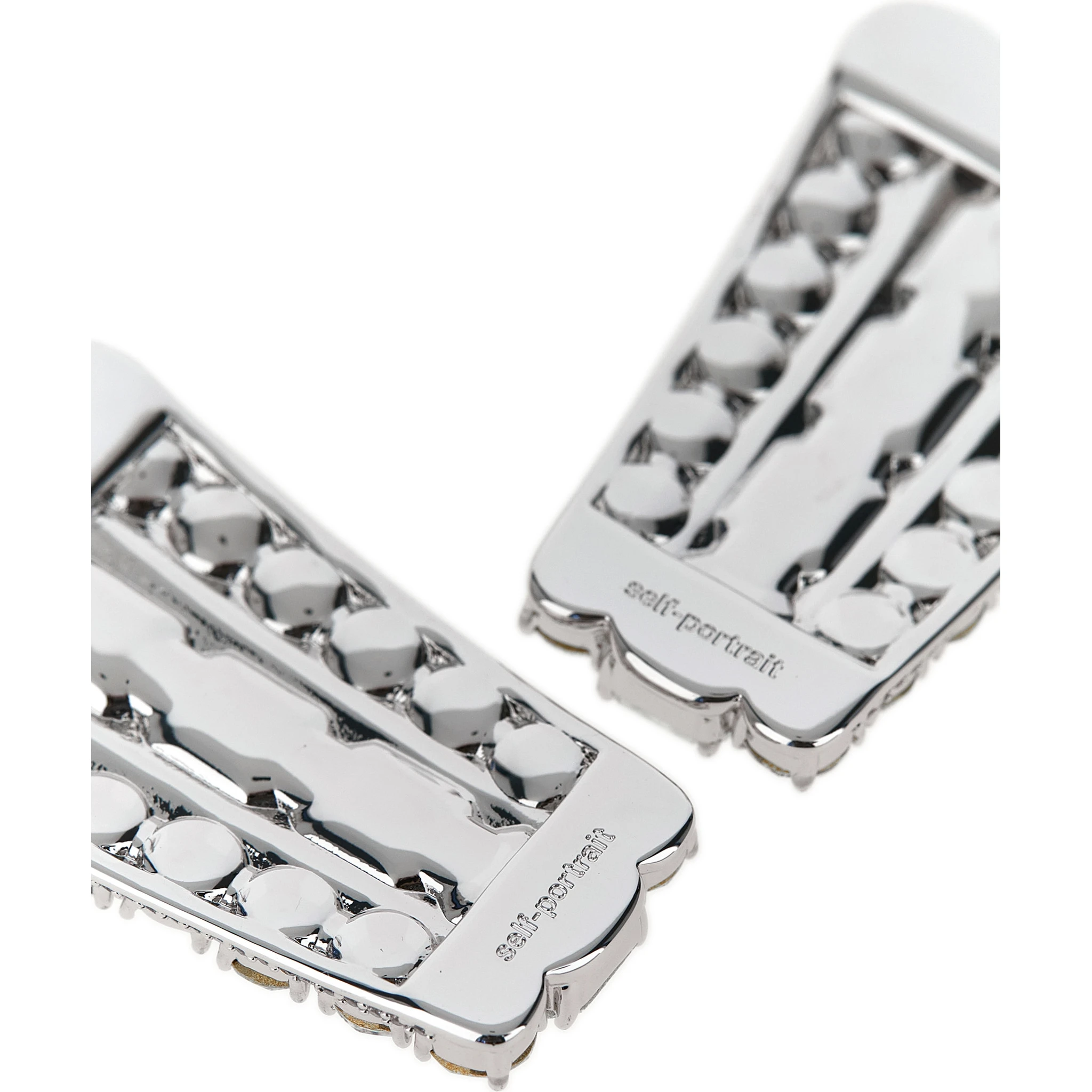 Silver Cotton Earrings
