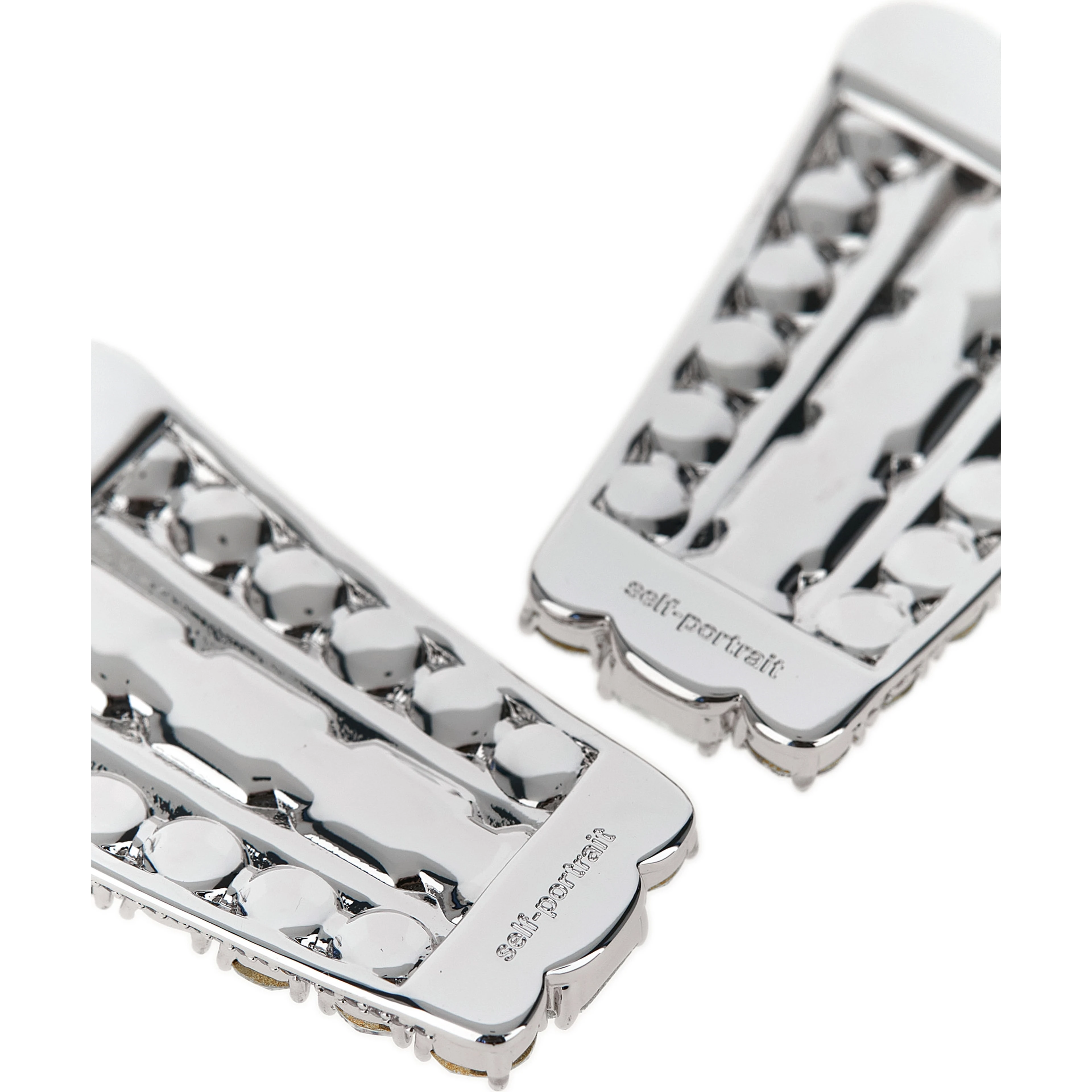 Silver Cotton Earrings