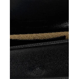 Black Cowhide Shoulder Bag
