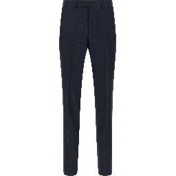 Blue Wool Two-Piece Suit