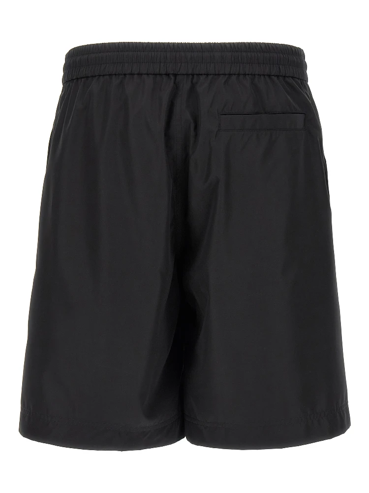 Black Polyester Bermuda Shorts alternative