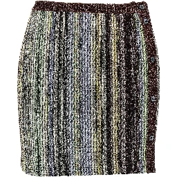 Multicolor Viscose Long Skirt