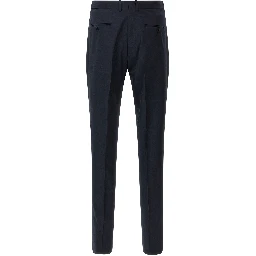 Blue Wool Two-Piece Suit