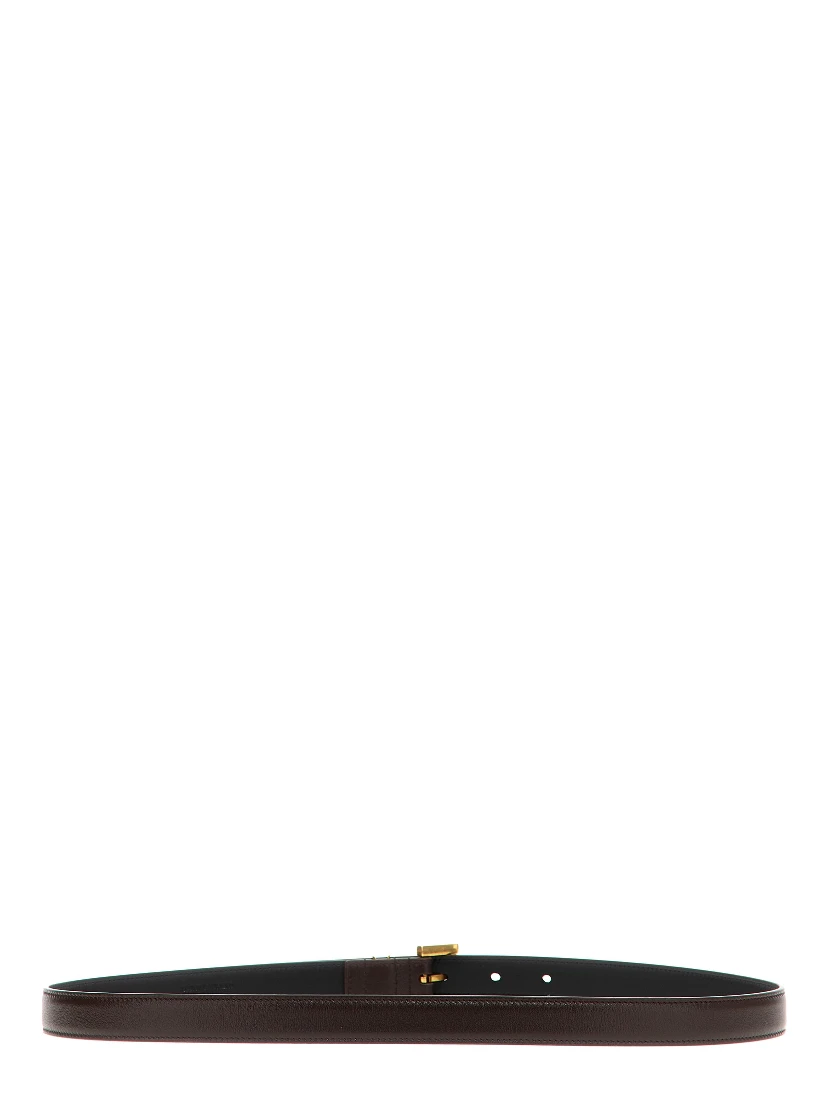 Brown Leather Regular Belt