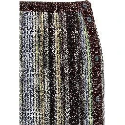 Multicolor Viscose Long Skirt