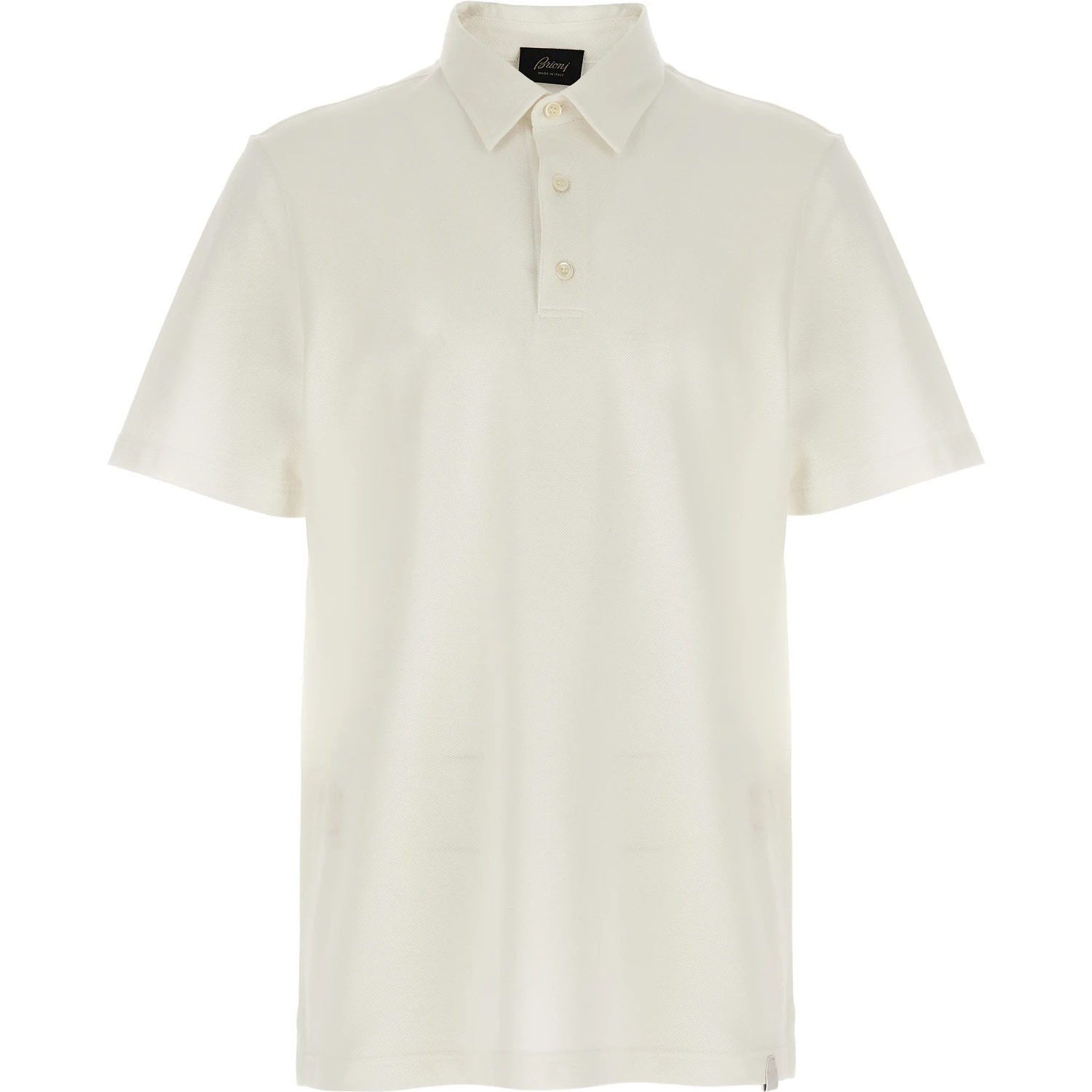 White Cotton Polo Shirt
