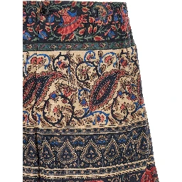 Multicolor Cotton Bermuda Shorts