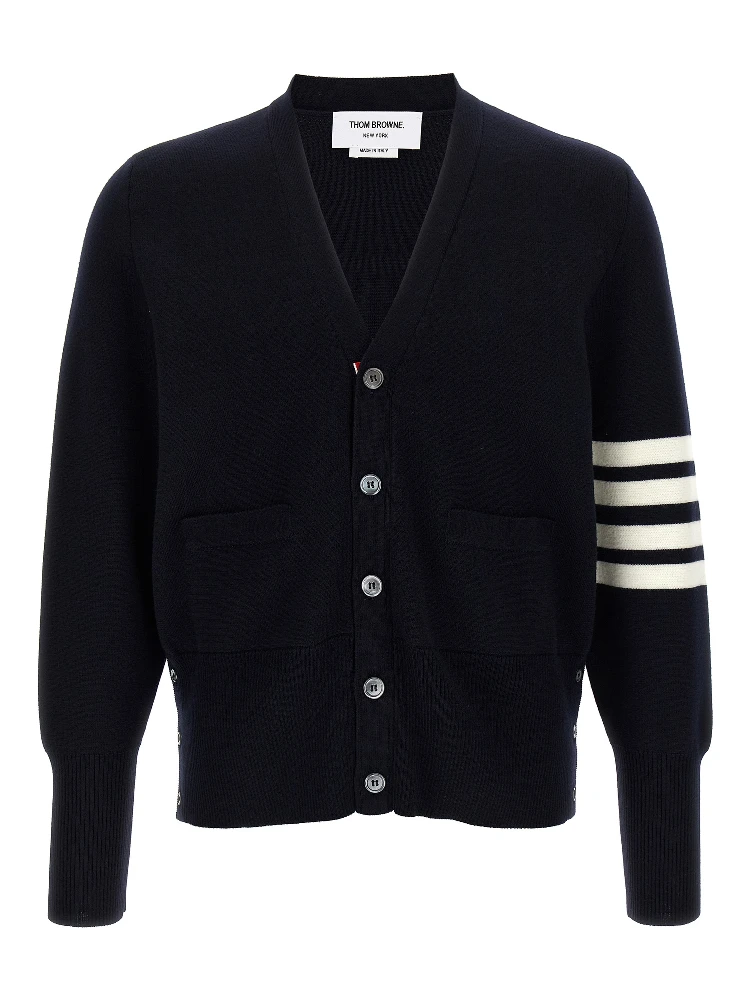 Blue Virgin Wool Cardigan