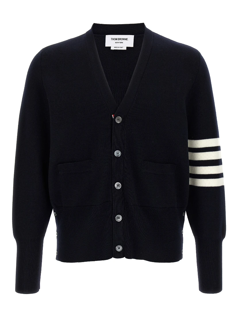 Blue Virgin Wool Cardigan